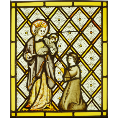 Vierge à l'enfant et donateur