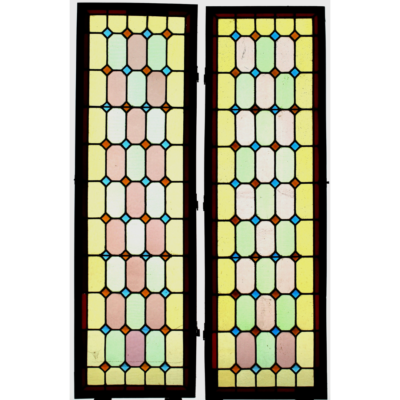 Vitrerie avec cabochons