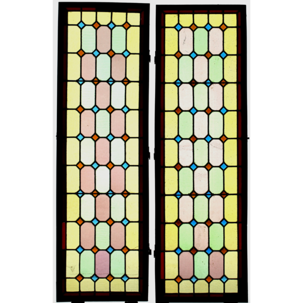 Vitrerie avec cabochons