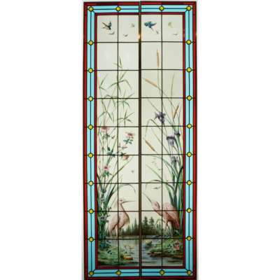 Végétations aux hérons