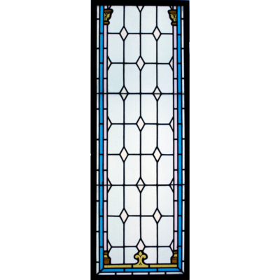 Vitrerie simple avec colonnes