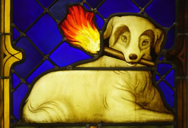 Chien tenant un flambeau – Image 3