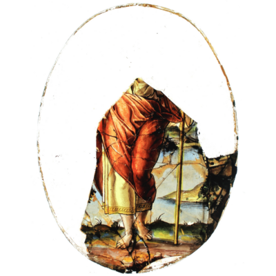 Pèlerin avec son bourdon