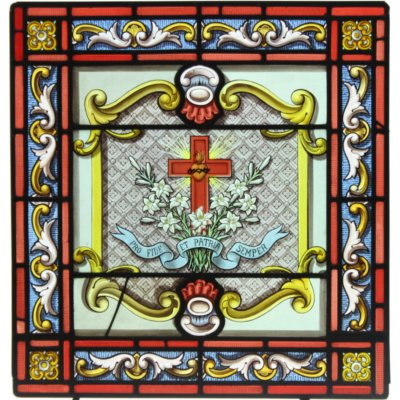 Croix et lys blancs