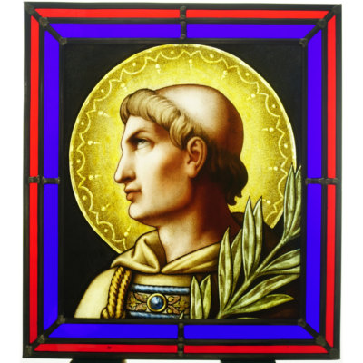 Saint martyr portant la tonsure