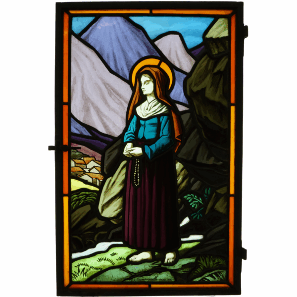 Sainte Bernadette - signé Champigneulle