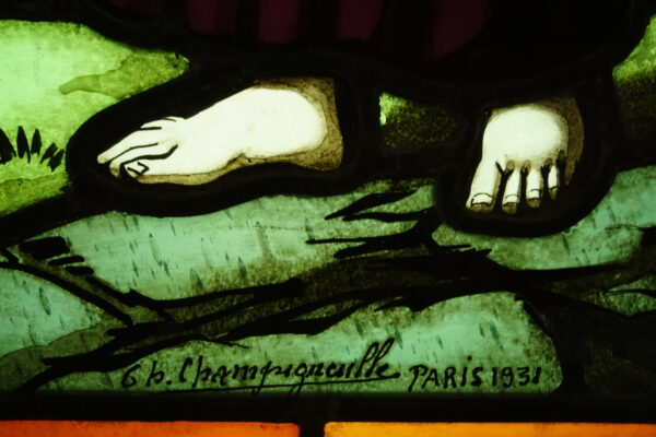 Sainte Bernadette - signé Champigneulle – Image 3