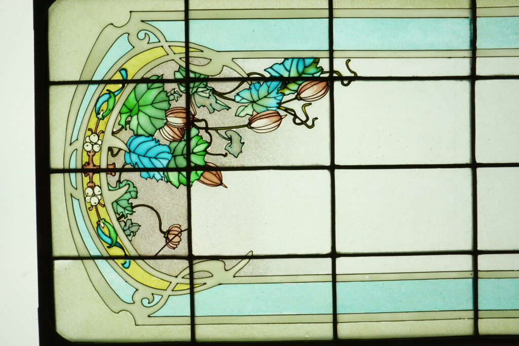 Vitraux aux fleurs Art Nouveau – Image 7