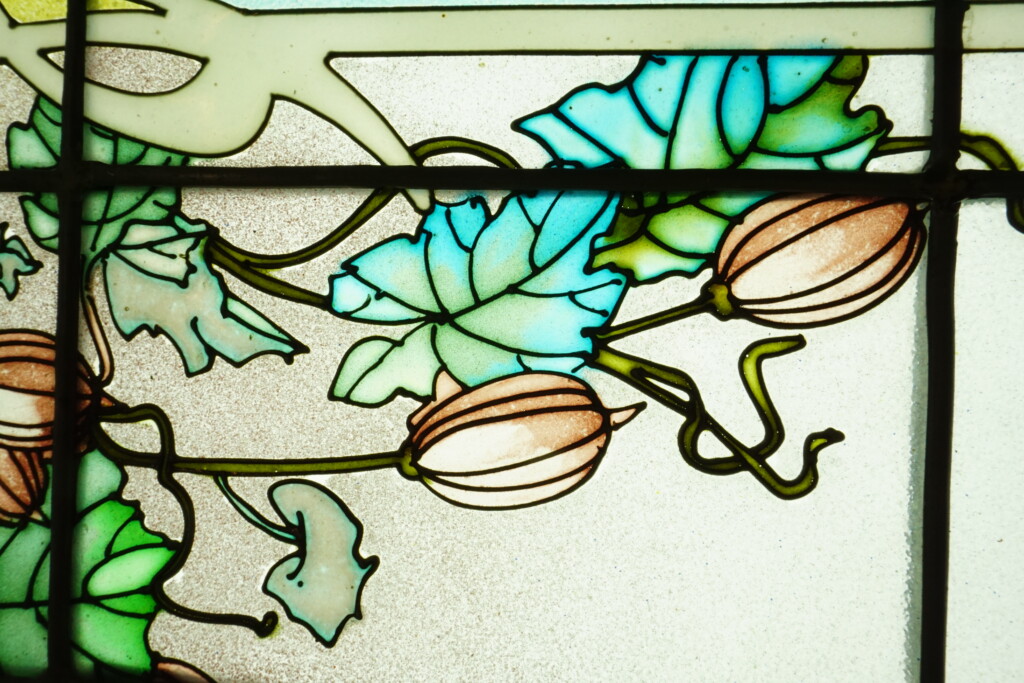 Vitraux aux fleurs Art Nouveau – Image 8