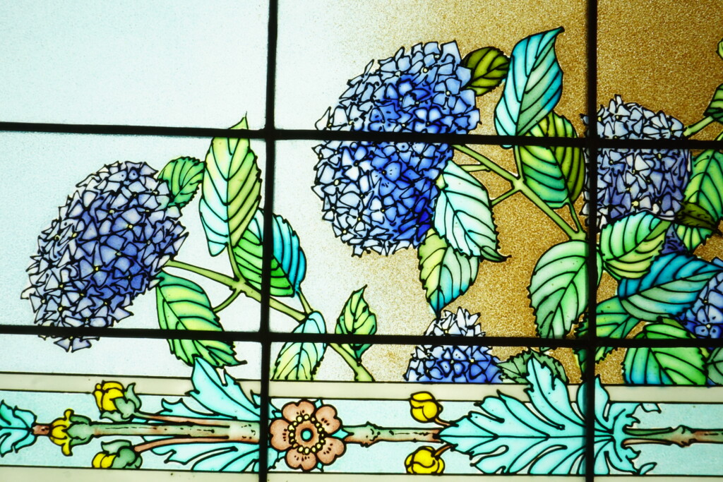 Vitraux aux fleurs Art Nouveau – Image 5