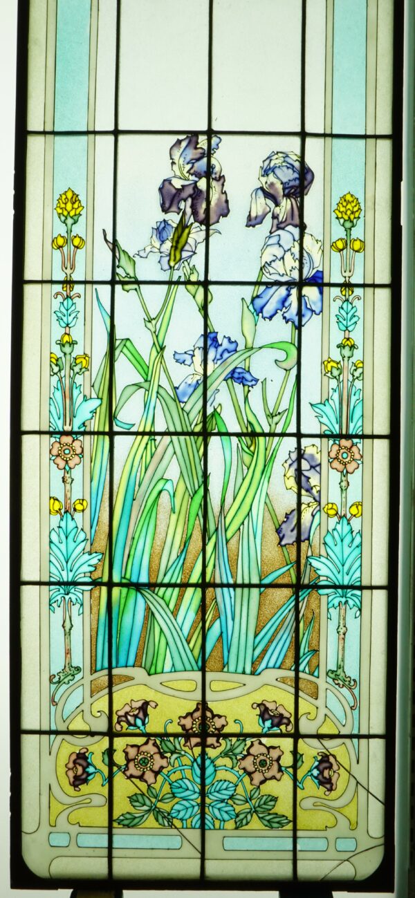 Vitraux aux fleurs Art Nouveau – Image 10