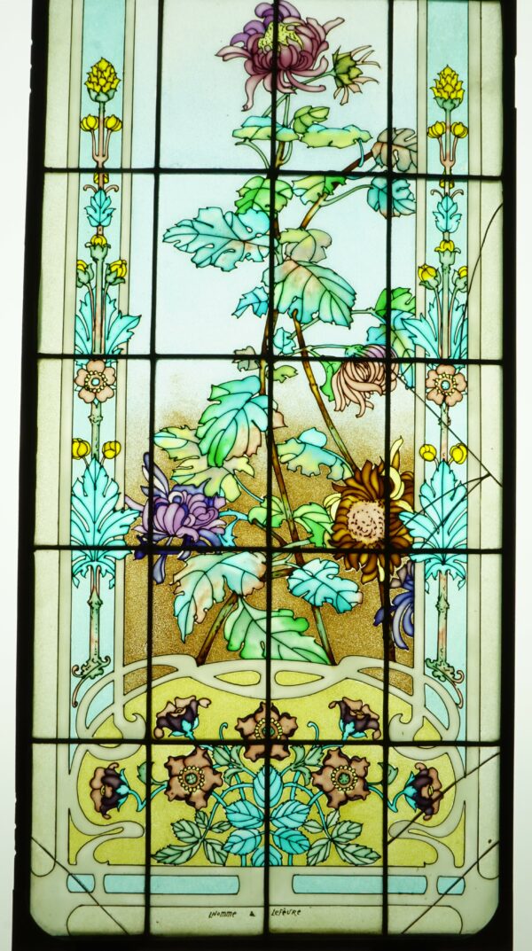 Vitraux aux fleurs Art Nouveau – Image 20