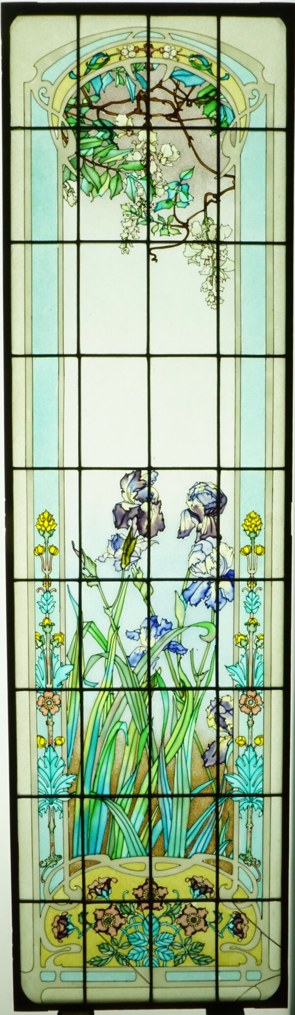 Vitraux aux fleurs Art Nouveau – Image 9