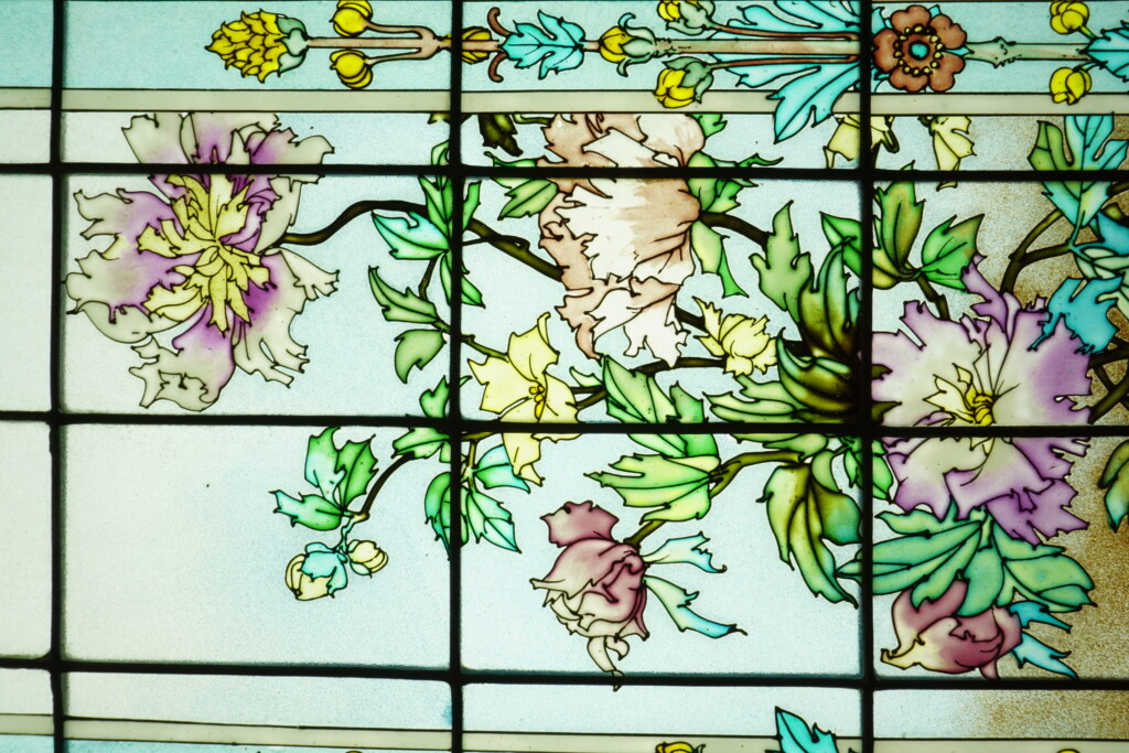Vitraux aux fleurs Art Nouveau – Image 17