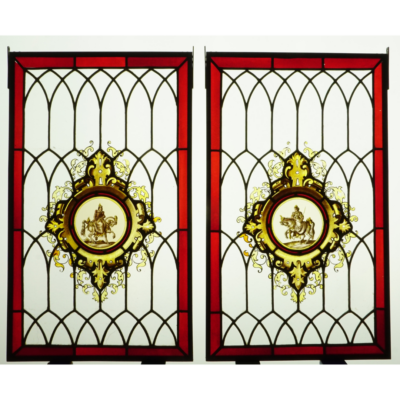 Médaillons aux cavalières