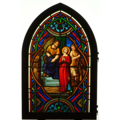 Vitrail 19ème – Sainte Christine